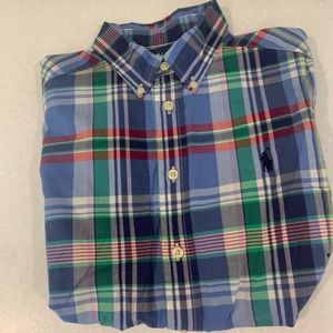 Ralph Lauren Plaid Boys 10-12 M